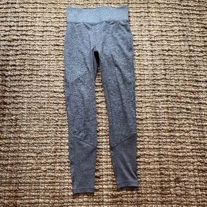 GapFit Brushed Tech Jersey Legging Heather Gray